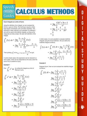 Calculus Methods - ebook